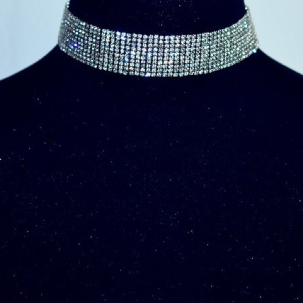 New rhinestone choker necklace!